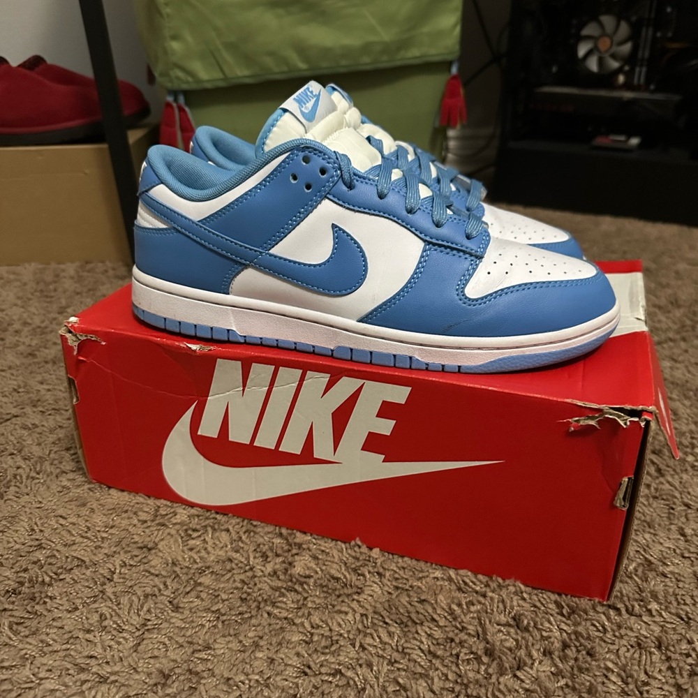 Nike Dunk Low “ University Blue” Size 10 Men